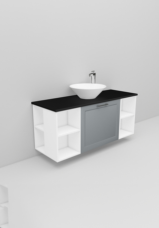 Flexline Allaskaappi Malli 214.4 1200 Matta Harmaa Raami