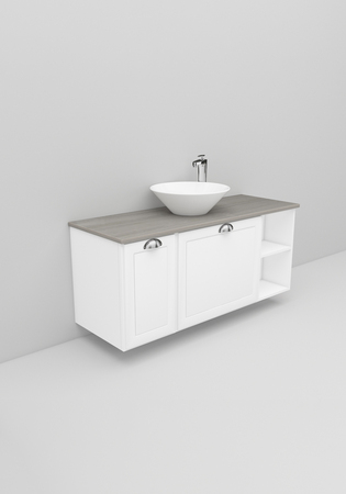 Flexline Allaskaappi Malli 195.3 1200 Matta Valkoinen Hiottu Raami