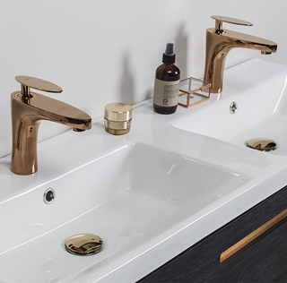 Relounge 1000 Vetimen Koristelevy Ruusukulta, 2 Kpl/ Pakkaus