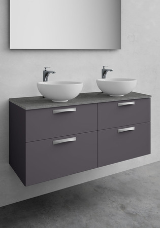 Pesuallaskaappi City Antracit 1200D