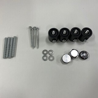 Seinäkiinnikkeet Arc Pyyhekuivain Musta