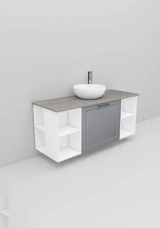 Flexline Allaskaappi Malli 213.4 1200 Matta Harmaa Raami