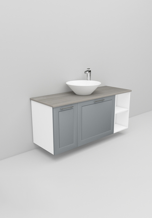 Flexline Allaskaappi Malli 195.4 1200 Matta Harmaa Raami