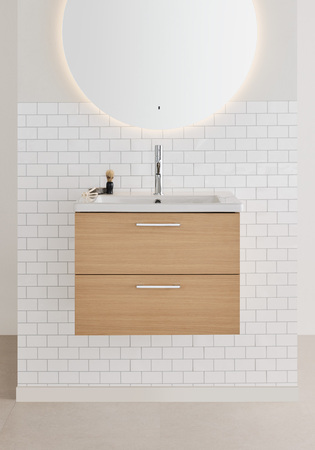 Pesuallaskaappi Neo Vaalea Tammi Ja Pesuallas 600