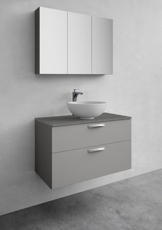 Pesuallaskaappi City Soft Harmaa 900