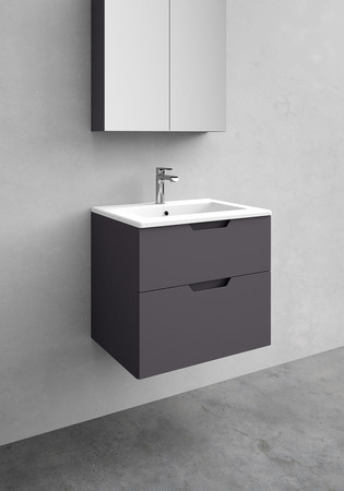 Pesuallaskaappi Studio Antracit 600