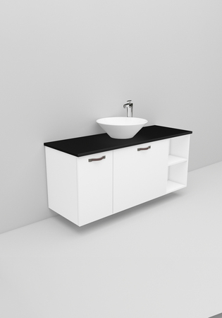 Flexline Allaskaappi Malli 198.1 1200 Matta Valkoinen