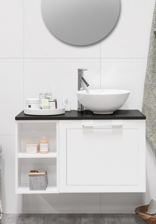Flexline Allaskaappi Malli 119.3 900Oik. Matta Valkoinen Hiottu Raami