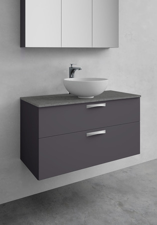 Pesuallaskaappi City Antracit 1000