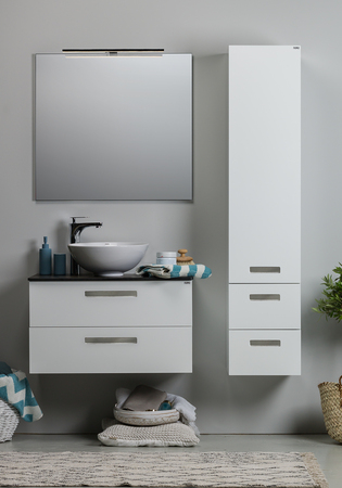 Vetimen Koristelevy Relounge  Korkeakaappi Kromi, 3Kpl/Pakka