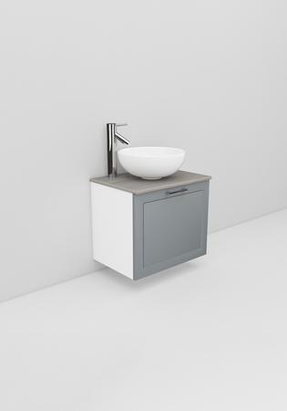 Flexline Allaskaappi Malli 21.4 600 Matta Harmaa Raami