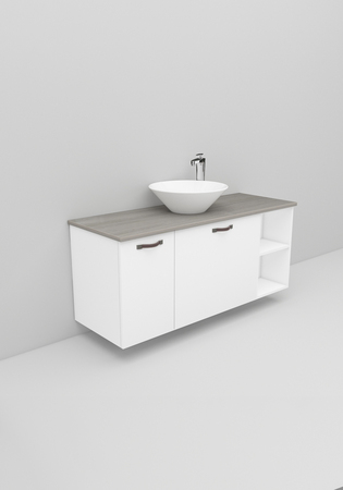 Flexline Allaskaappi Malli 195.1 1200 Matta Valkoinen