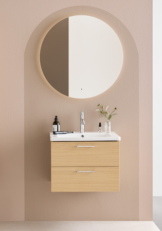 Pesuallaskaappi Neo Vaalea Tammi Ja Pesuallas 600