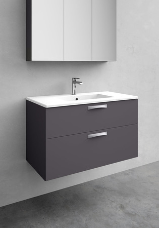 Pesuallaskaappi City Antracit 900