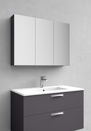 Peilikaappi Flex Antracit 900