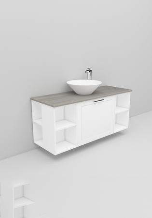 Flexline Allaskaappi Malli 211.2 1200 Matta Valkoinen Raami