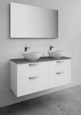 Pesuallaskaappi City Valkoinen Kirkas 1200D