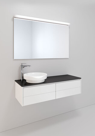 Pöytätaso Lifestyle Concept 1160 Musta Painelaminaatti Kakso