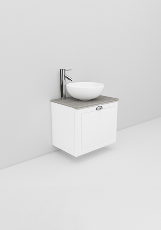 Flexline Allaskaappi Malli 21.3 600 Matta Valkoinen Hiottu Raami