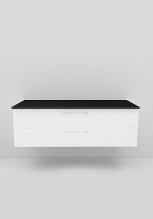 Pöytätaso 1200 Musta Painelaminaatti Allas