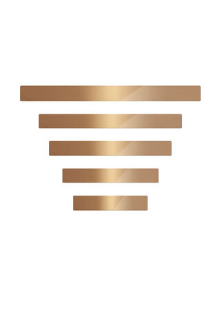 Relounge 600 Vetimen Koristelevy Ruusukulta, 2 Kpl/ Pakkaus