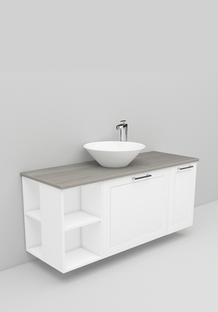 Flexline Allaskaappi Malli 203.2 1200 Matta Valkoinen Raami