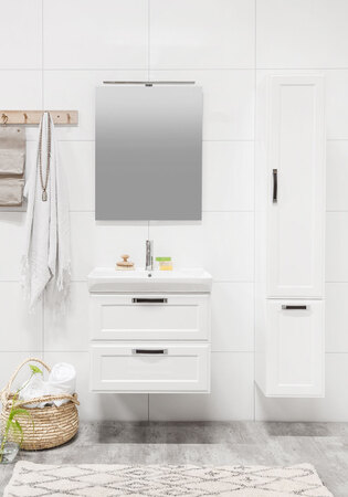 Living Malli 2.3 600 Matta Valkoinen Hiottu Raami