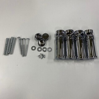 Seinäkiinnikkeet Nova Pyyhekuivain Kromi