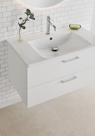 Pesuallaskaappi Neo Valkoinen Matta Ja Pesuallas 800