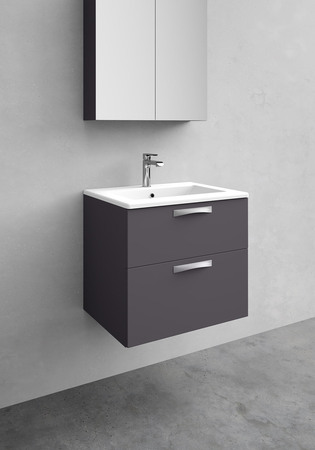 Pesuallaskaappi City Antracit 600