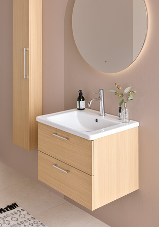 Pesuallaskaappi Neo Vaalea Tammi Ja Pesuallas 800