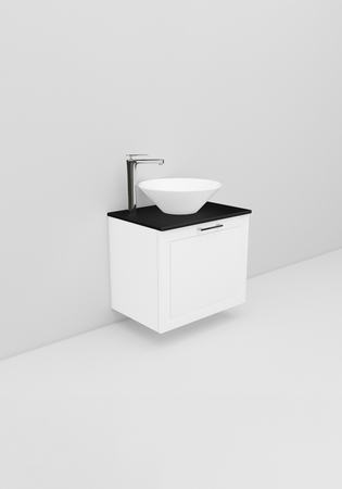 Flexline Allaskaappi Malli 22.2 600 Matta Valkoinen Raami