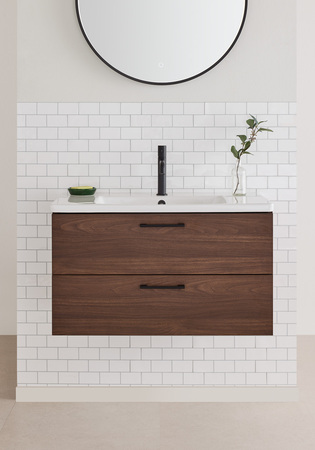 Pesuallaskaappi Neo Pähkinä Ja Pesuallas 800