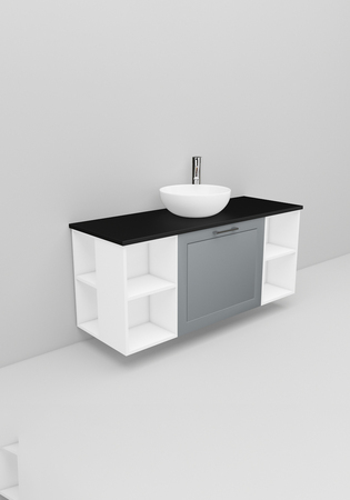 Flexline Allaskaappi Malli 216.4 1200 Matta Harmaa Raami