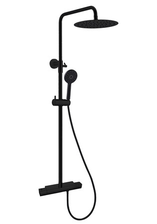 Suihkusetti City Musta Sis Ø200 Suihkup