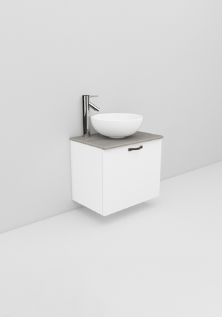 Flexline Allaskaappi Malli 21.1 600 Matta Valkoinen