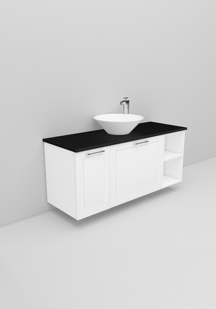 Flexline Allaskaappi Malli 198.2 1200 Matta Valkoinen Raami