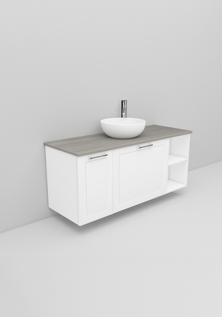 Flexline Allaskaappi Malli 197.2 1200 Matta Valkoinen Raami